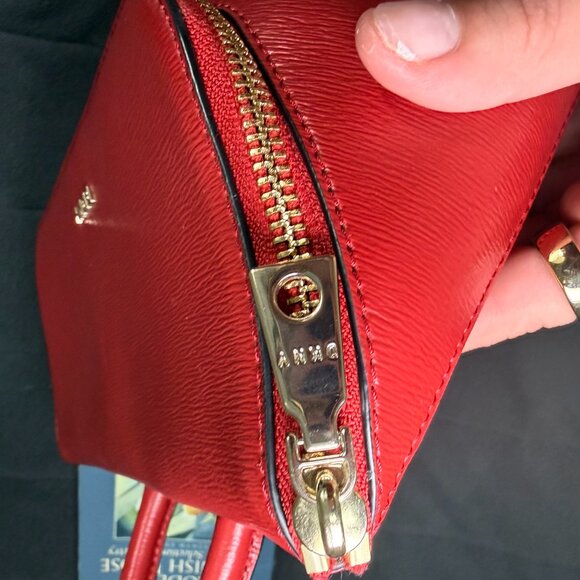 DKNY Bryant Red Leather Backpack main image 5